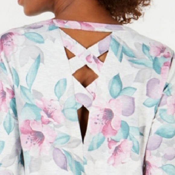 🍃⚘Ideology⚘🍃Printed Lattice Back Top - Picture 4 of 4